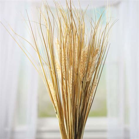 faux wheat stalks|artificial wheat grass planter.